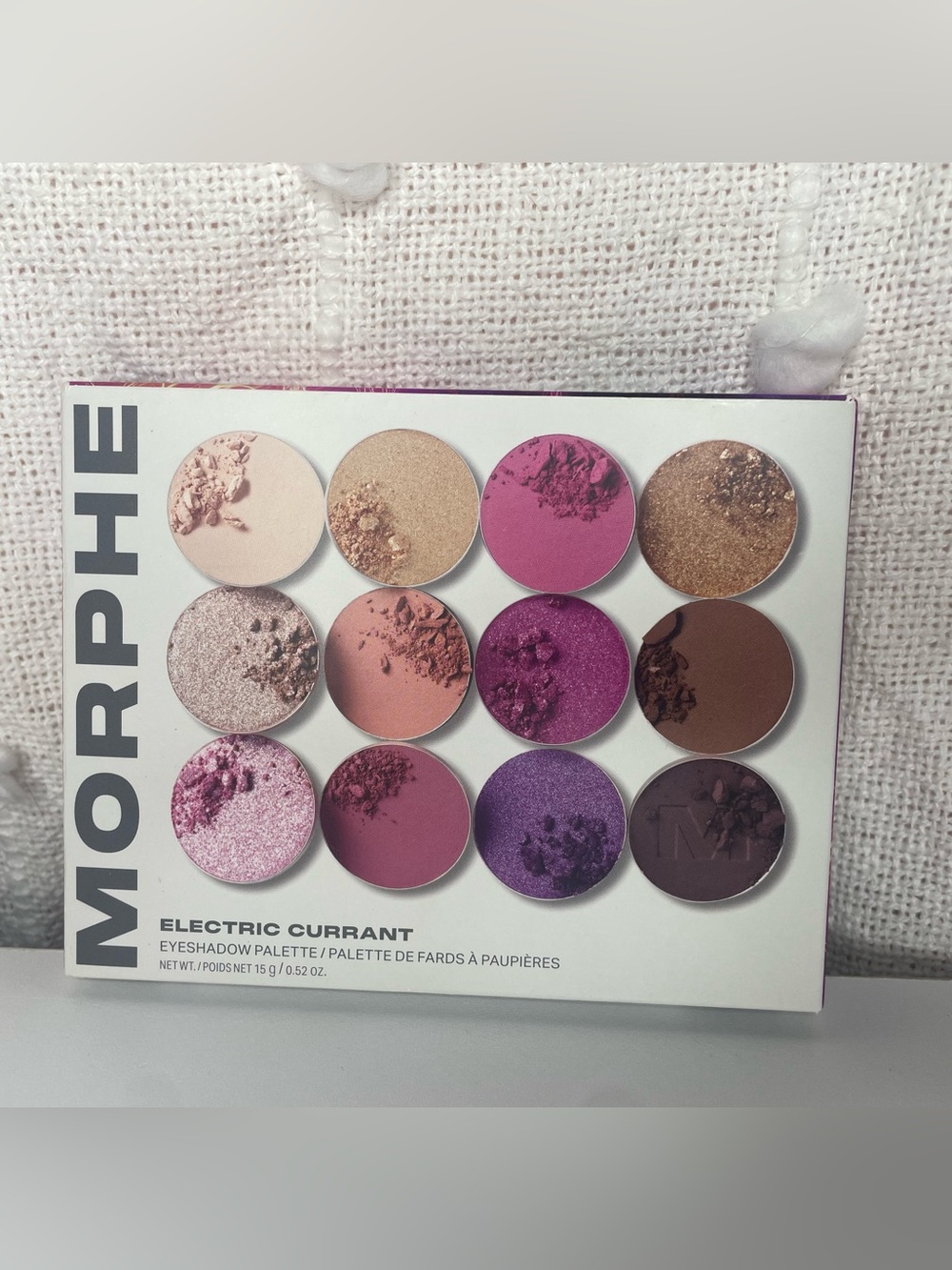 Morphe Electric Currant Eyeshadow Palette - Pink, Purple & Gold Shades